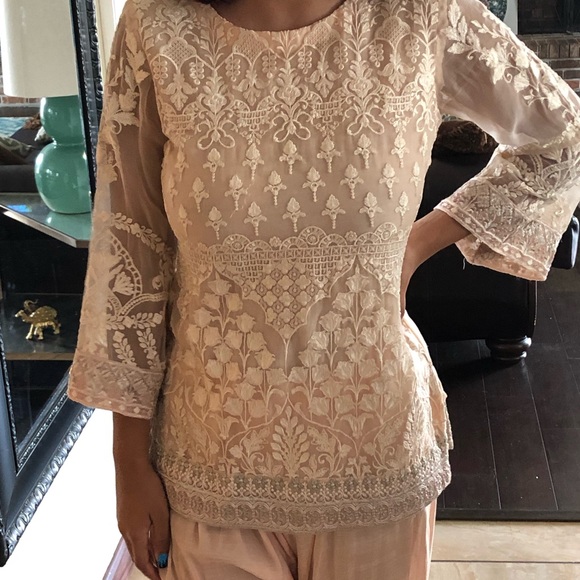 Pakistani Indian Bollywood kameez kurta trousers - Picture 3 of 17